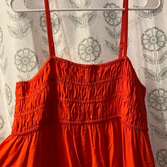 A New Day Vibrant Coral Maxi Dress XL - Picture 2 of 6